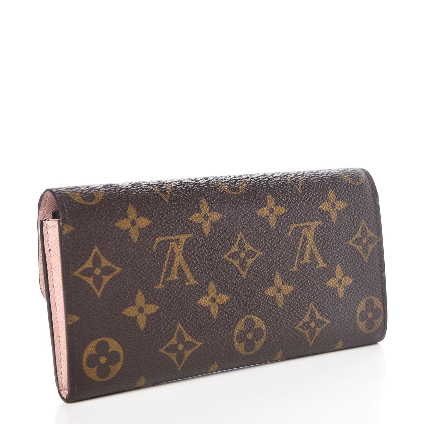 Monogram Emilie Wallet Rose Ballerine