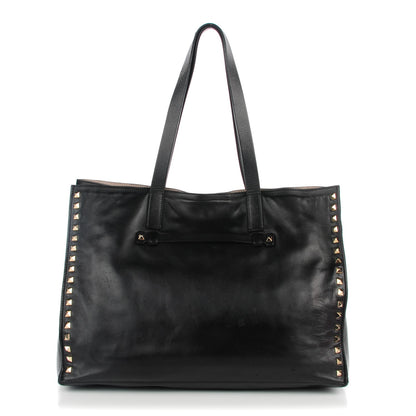 Valentino Garavani Nappa Medium Rockstud Soft Tote Black 1 of 7