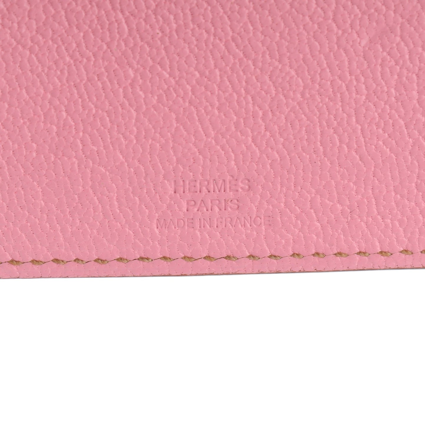 Chevre Mysore Tarmac PM Passport Holder Rose Confetti