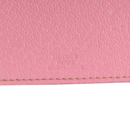 Hermes Chevre Mysore Tarmac PM Passport Holder Rose Confetti 6 of 8