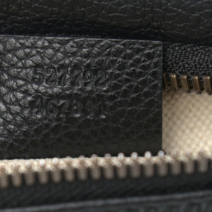 Gucci Grained Calfskin Small Logo Belt Bag Black 7 of 10