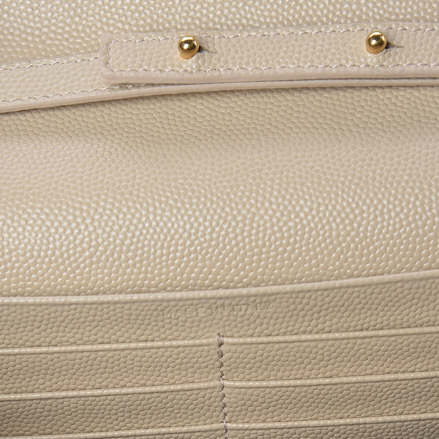 Grain De Poudre Matelasse Chevron Monogram Chain Wallet Nude Powder