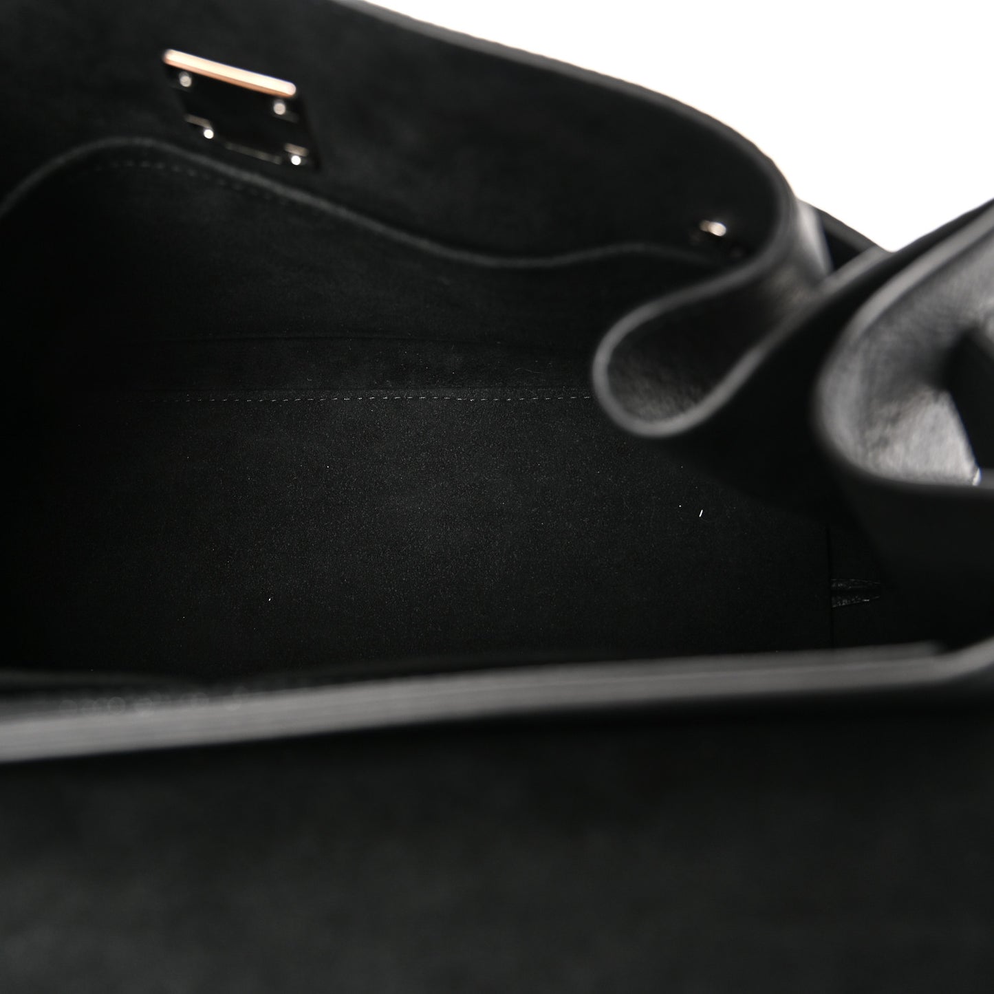 Soft Calfskin Lockme Ever MM Black