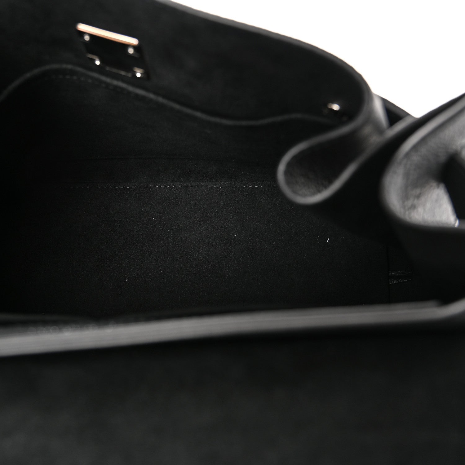 Louis Vuitton Soft Calfskin Lockme Ever MM Black 5 of 9