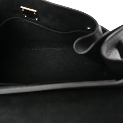 Louis Vuitton Soft Calfskin Lockme Ever MM Black 5 of 9