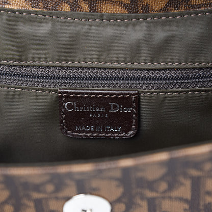 Christian Dior Monogram Romantique Trotter Bag Brown 6 of 10