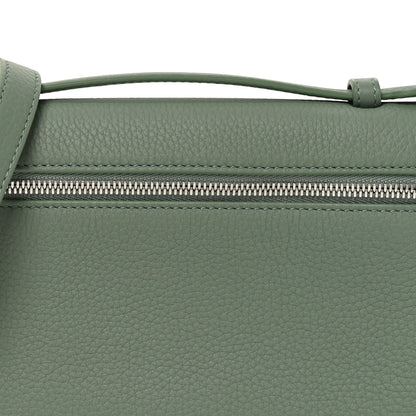 Loro Piana Grained Calfskin L19 Extra Pocket Pouch Sage Brush Leaves 7 of 10