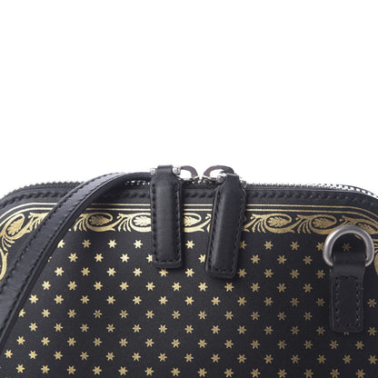 Gucci X SEGA Calfskin GUCCY Stars Mini Dome Shoulder Bag Black Gold 10 of 10