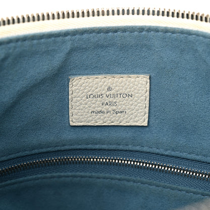 Louis Vuitton Mahina Beaubourg Hobo MM Snow Orage Blue 6 of 11