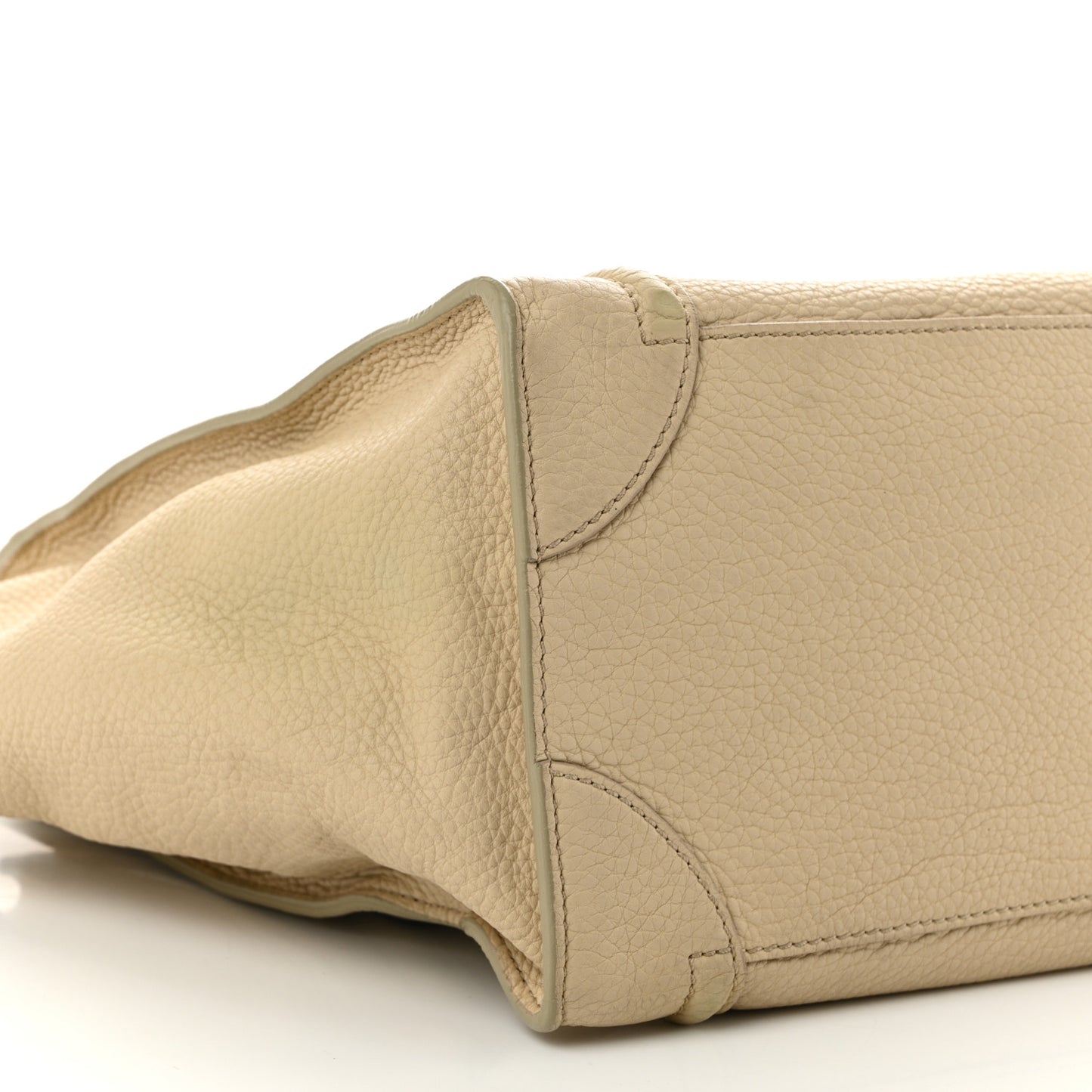 Drummed Calfskin Mini Luggage Dune