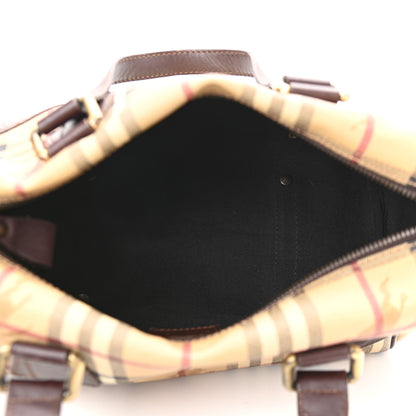 Burberry Haymarket Check Studded Bowler Brown 6 of 14