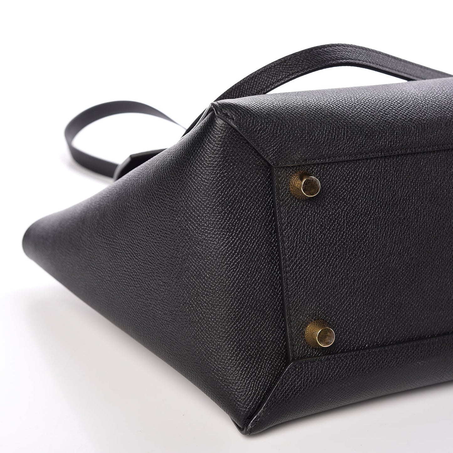 Grained Calfskin Mini Belt Bag Black