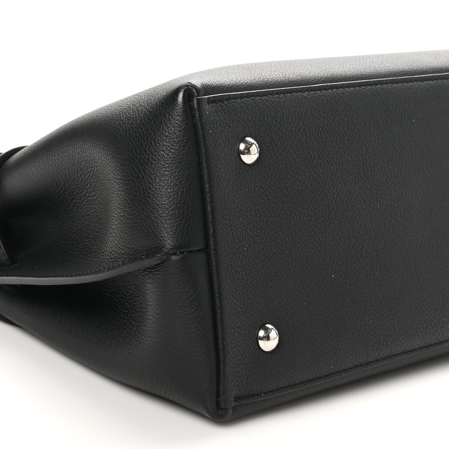 Soft Calfskin Lockme Ever MM Black