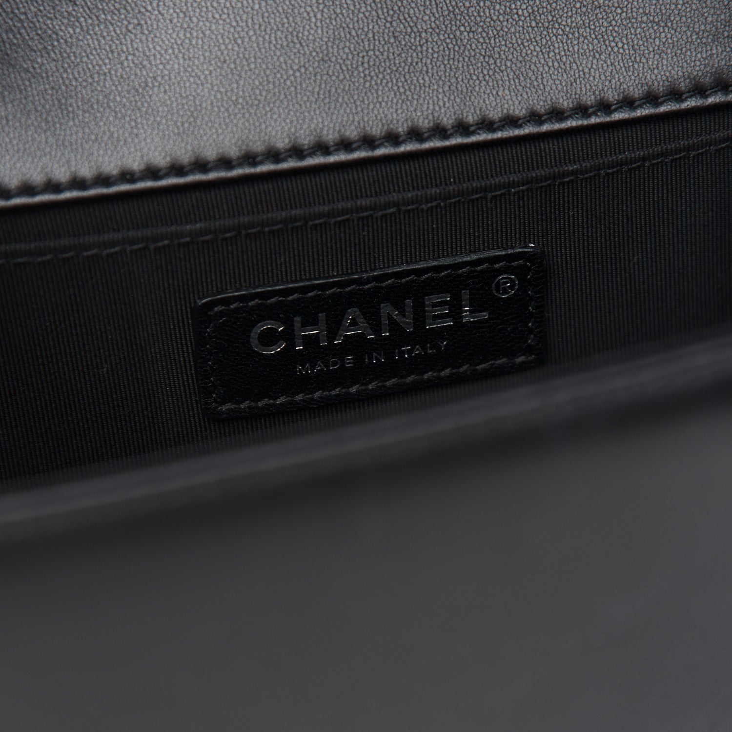 Chanel Lambskin Quilted Medium Boy Flap Black 6 of 9