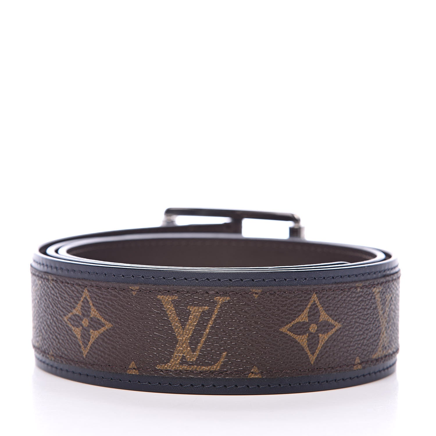 Louis Vuitton Monogram Macassar Mens Reverso 40mm 95 38 Belt 3 of 6