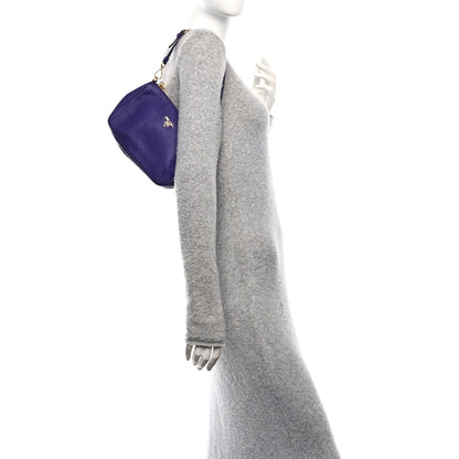Prada Vitello Daino Pochette Bag Viola 2 of 9