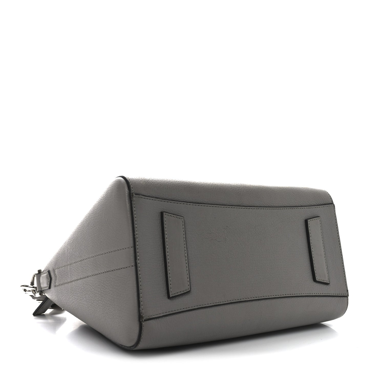 Sugar Goatskin Small Antigona Pearl Grey