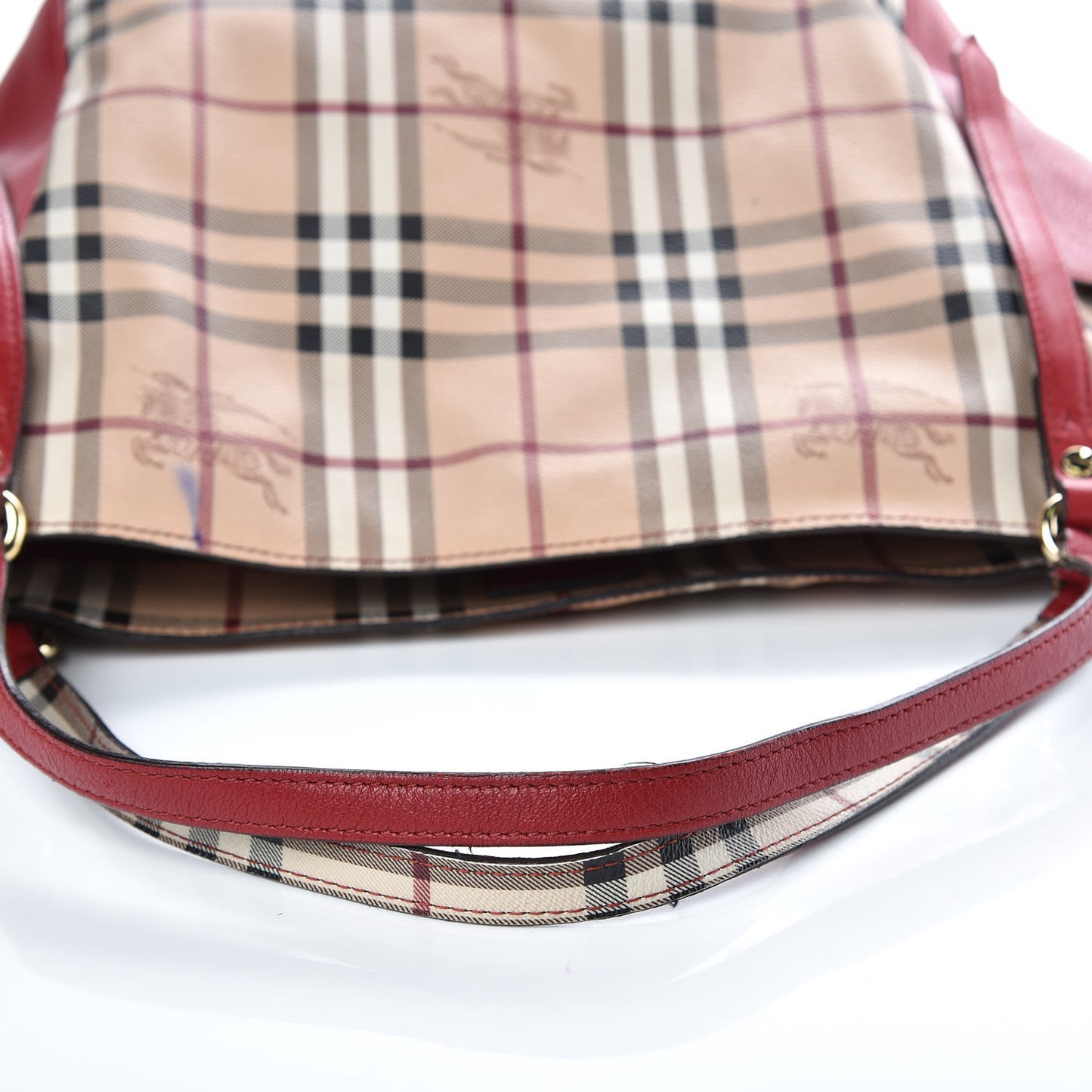 Haymarket Check Small Canterbury Tote Red