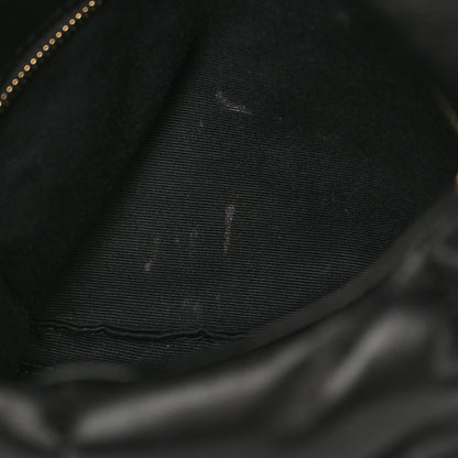 Saint Laurent Lambskin Quilted Small Loulou Puffer Monogram Chain Satchel Black 17 of 17