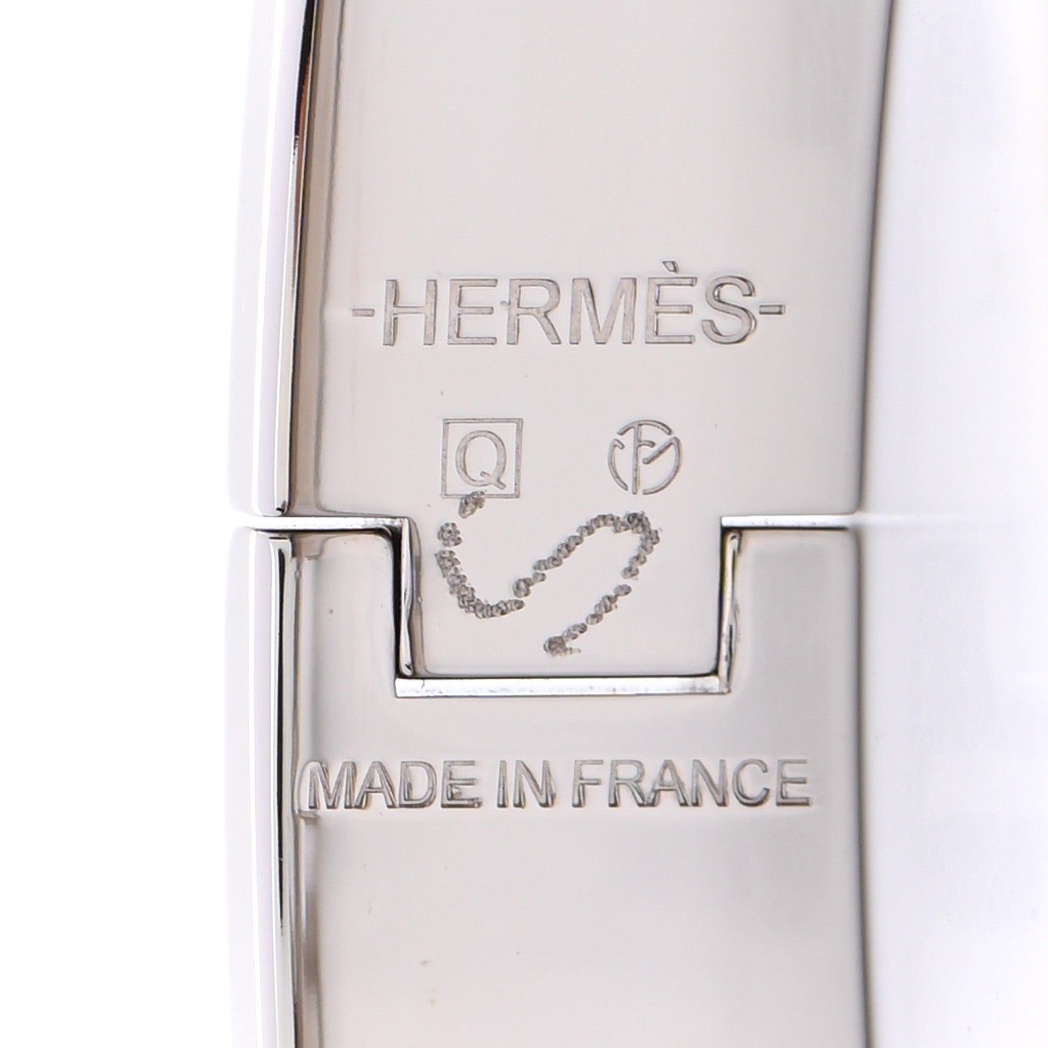 Hermes Enamel Narrow Clic Clac H Bracelet PM Mango 4 of 5