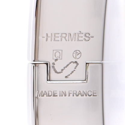 Hermes Enamel Narrow Clic Clac H Bracelet PM Mango 4 of 5