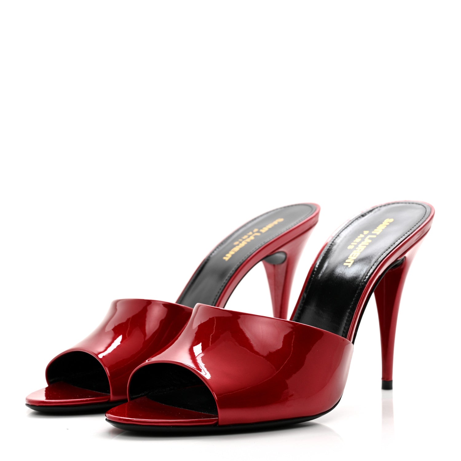 Saint Laurent Patent Sexy 95mm Pumps 41 Red 3 of 8