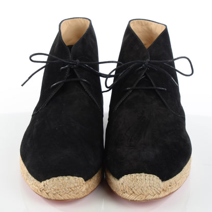 Christian Louboutin Suede Cadaques Mens Flats 44 Black 2 of 7