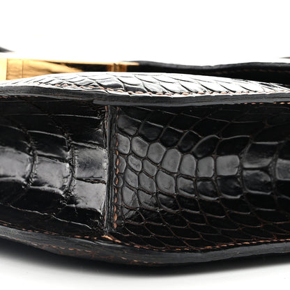 Hermes Shiny Niloticus Crocodile Constance 24 Havane 10 of 15