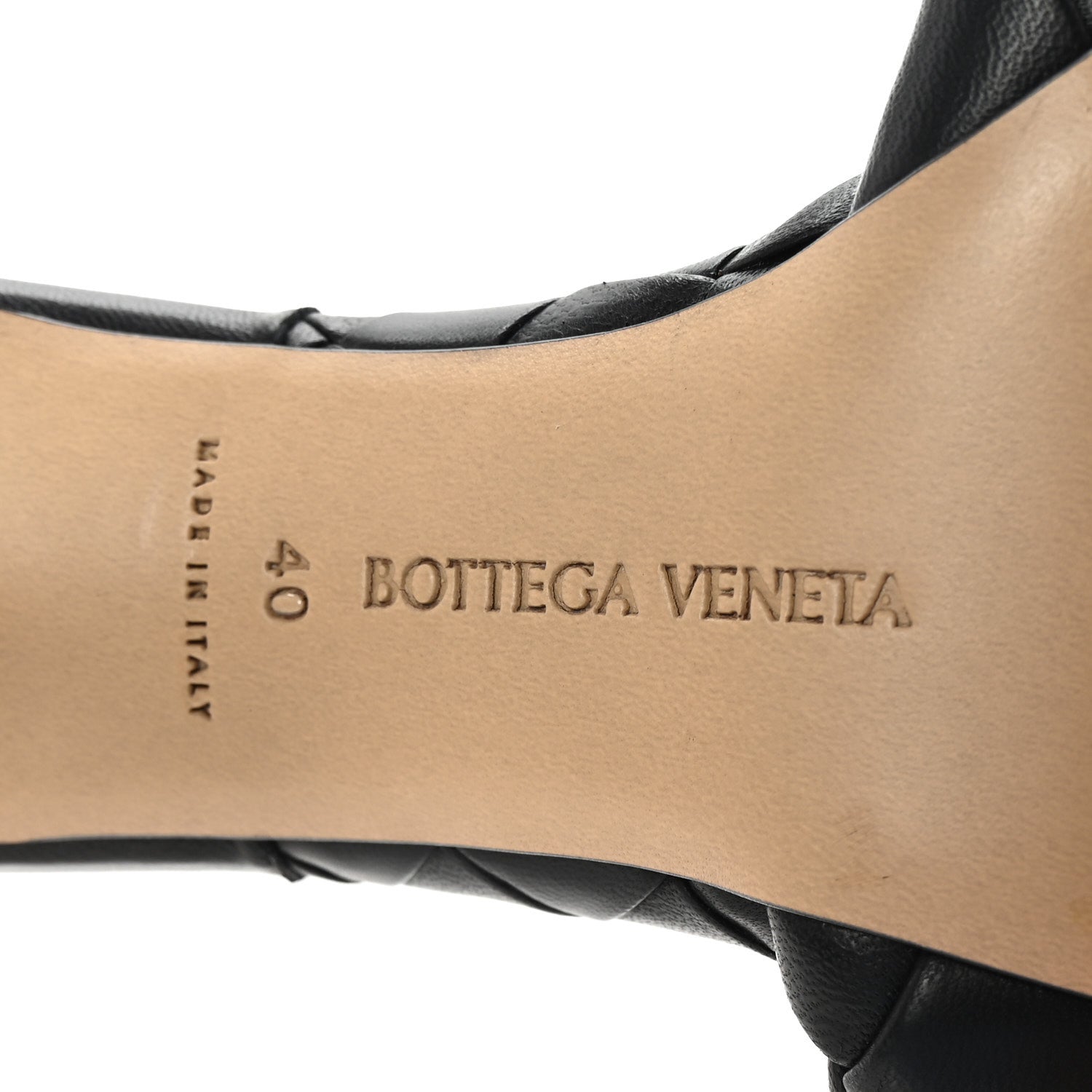 Bottega Veneta Nappa Maxi Intrecciato Lido Mule Sandals 40 Black 7 of 9