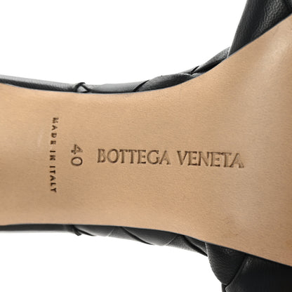 Bottega Veneta Nappa Maxi Intrecciato Lido Mule Sandals 40 Black 7 of 9