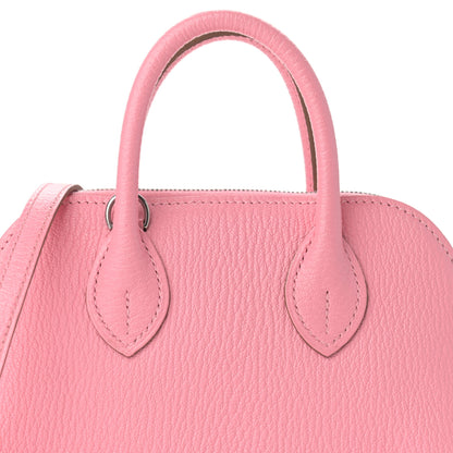 Hermes Chevre Mysore Mini 1923 Bolide Rose Confetti 8 of 10