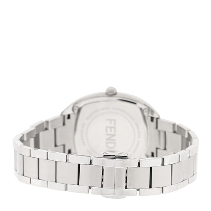 Fendi Stainless Steel Diamond Mother of Pearl 32mm Momento Quartz Watch 3 of 4