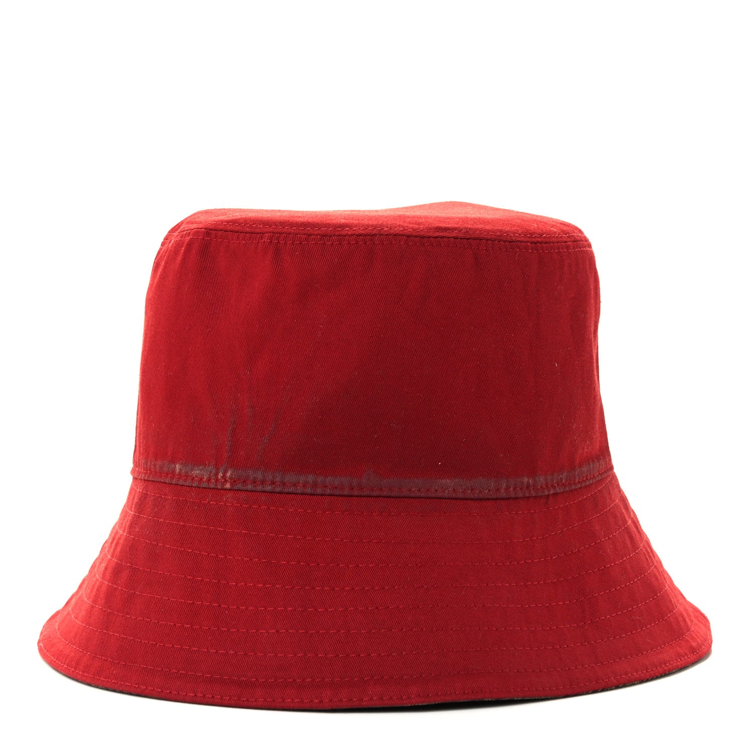 Fendi Technical Fabric FF Reversible Bucket Hat L Tobacco Red 4 of 13