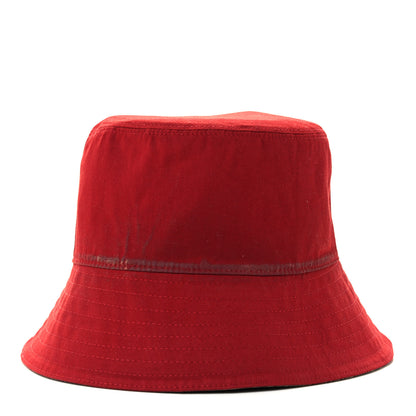 Fendi Technical Fabric FF Reversible Bucket Hat L Tobacco Red 4 of 13