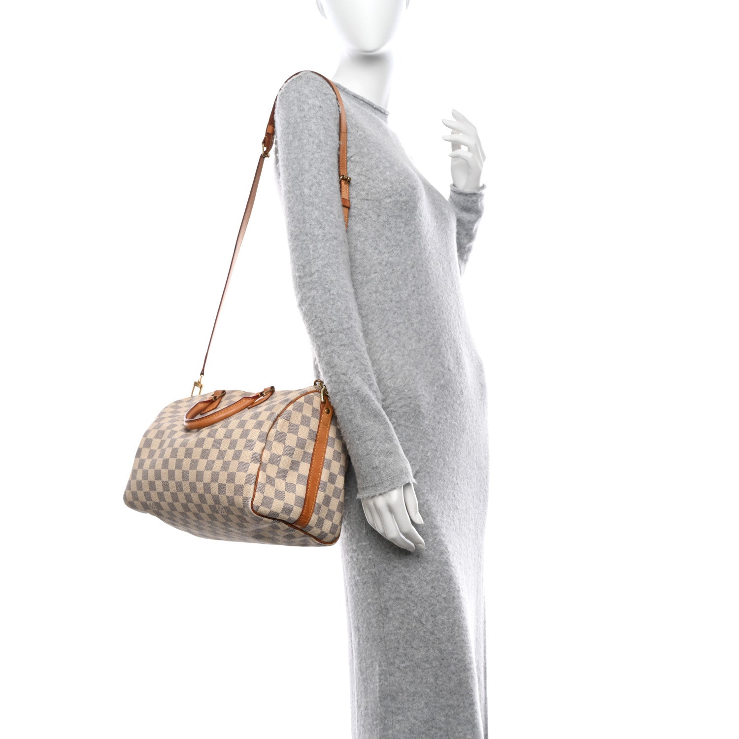 Louis Vuitton Damier Azur Speedy Bandouliere 30 2 of 19