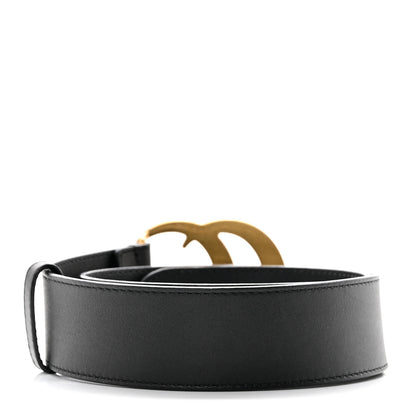 Gucci Calfskin Double G 40mm Belt 65 26 Black 2 of 9