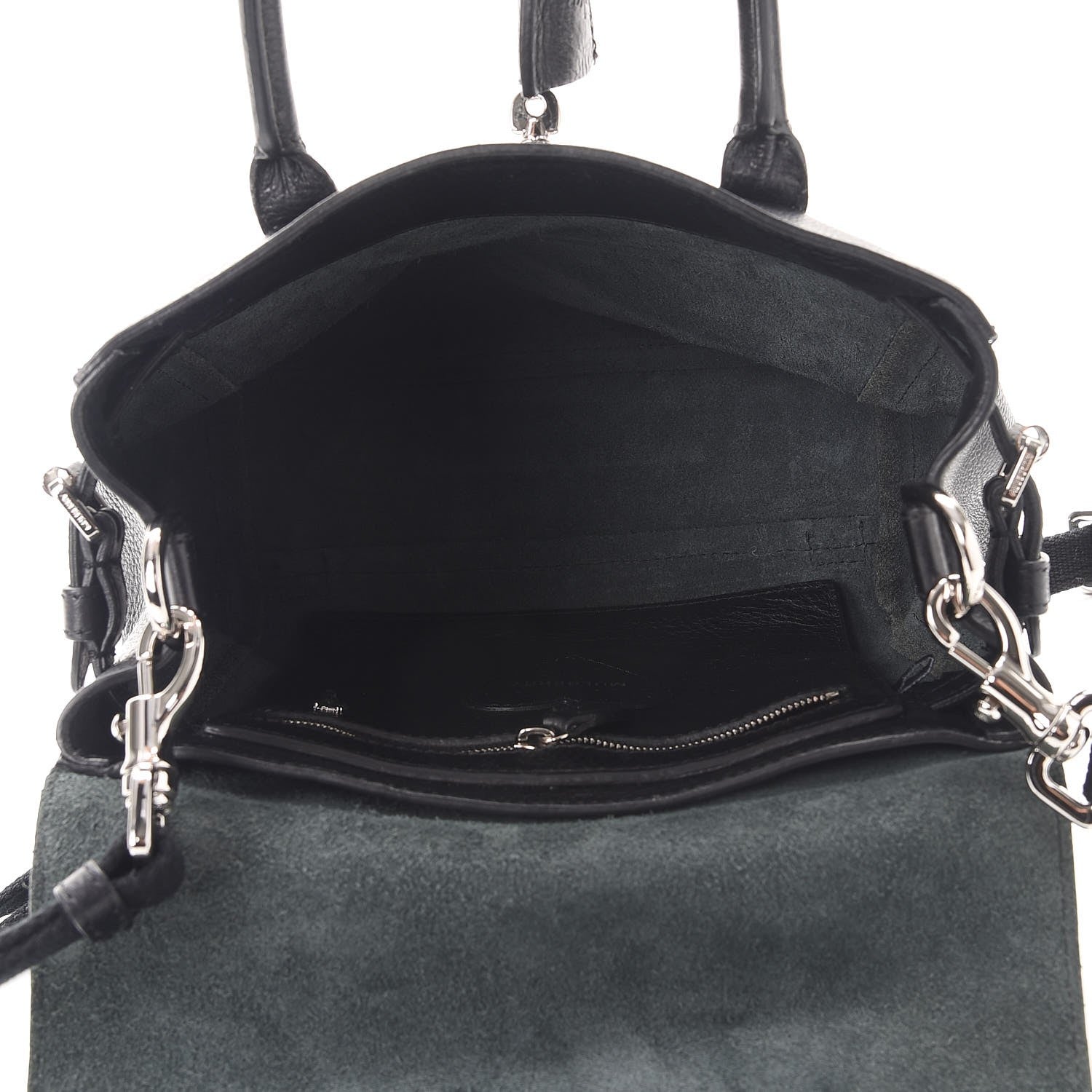 Mulberry Natural Leather Mini Cara Delevingne Convertible Satchel Black 6 of 12