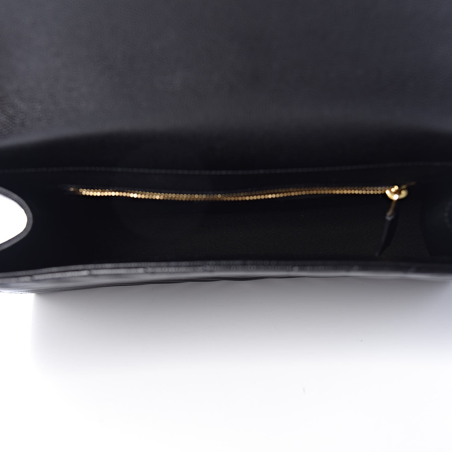 Saint Laurent Grain De Poudre Matelasse Chevron Large Monogram Satchel Black 5 of 10
