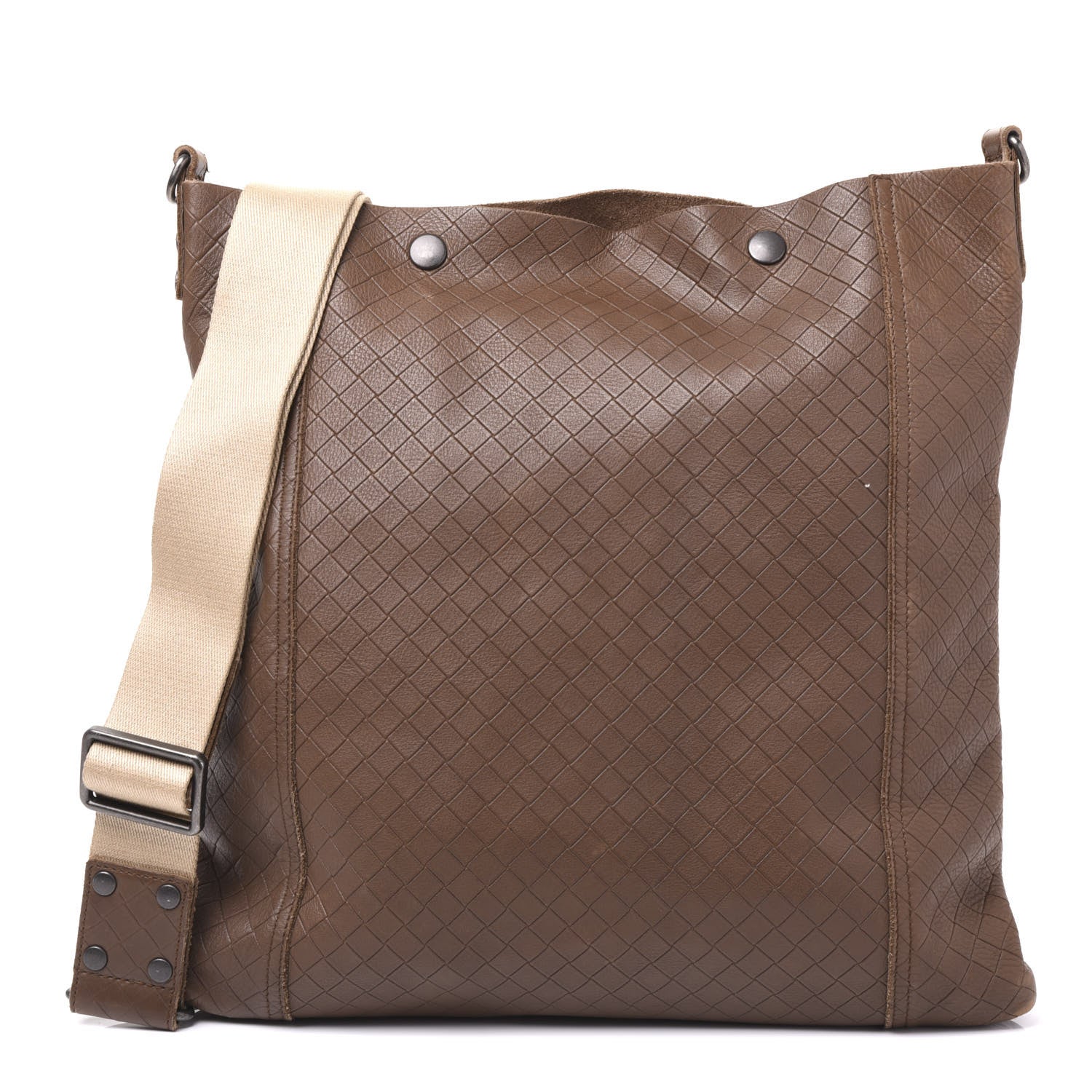 Bottega Veneta Nappa Embossed Crossbody Messenger Bag 1 of 10