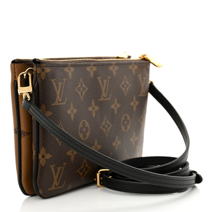 Louis Vuitton Reverse Monogram Giant Double Zip Pochette 3 of 11