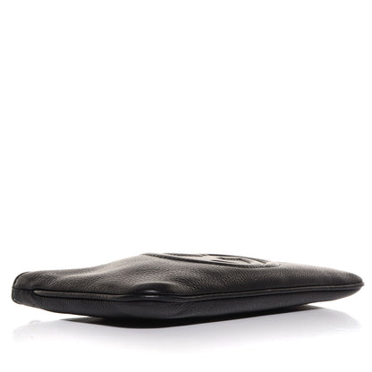 Gucci Pebbled Calfskin Soho Wristlet Black 4 of 7