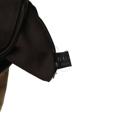 Gucci Monogram Web Medium Half Moon Hobo Dark Brown 8 of 15