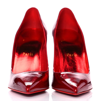 Christian Louboutin Metallic Patent Psychic So Kate 120 Pumps 38 Loubi 2 of 7