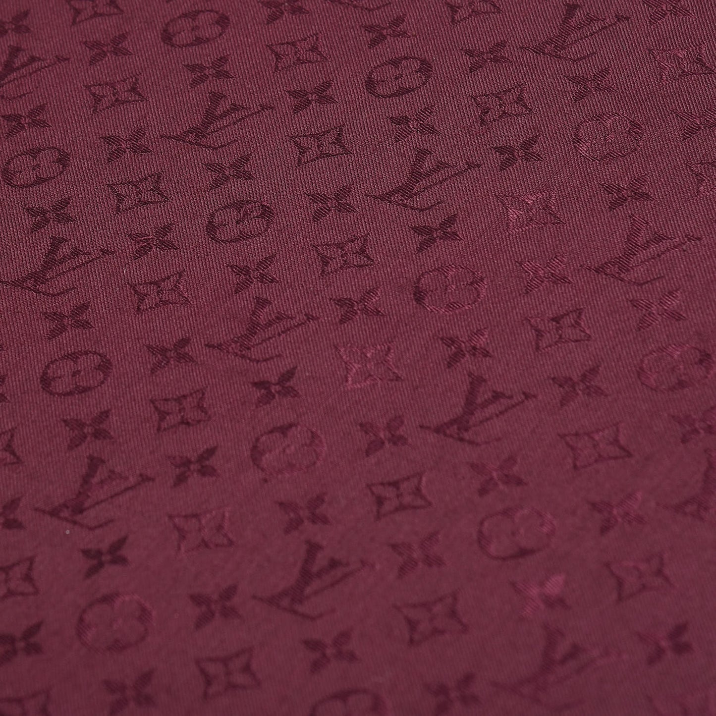 Wool Silk Monogram Shawl Amarante