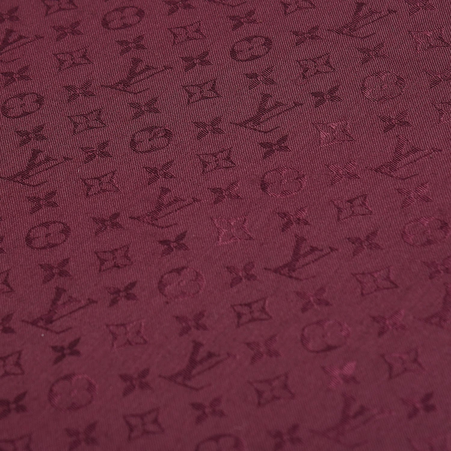 Louis Vuitton Wool Silk Monogram Shawl Amarante 6 of 7