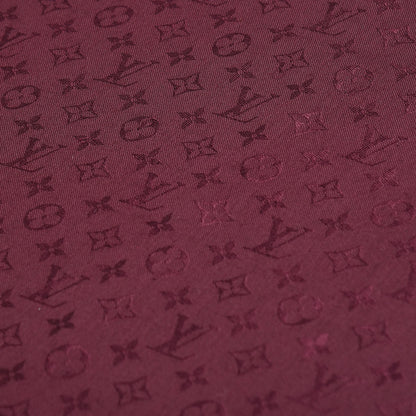 Louis Vuitton Wool Silk Monogram Shawl Amarante 6 of 7