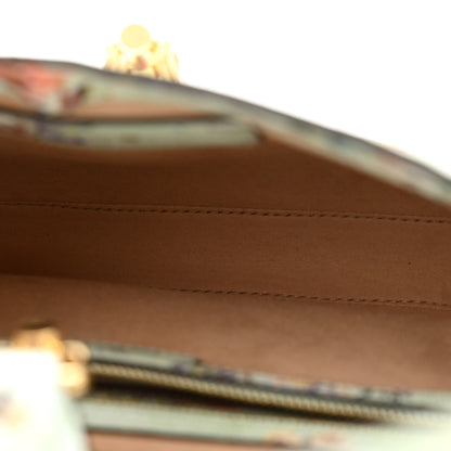 Gucci New Shangai Calfskin Soave Amore Printed Small Jackie 1961 Hobo Mint Green 5 of 12