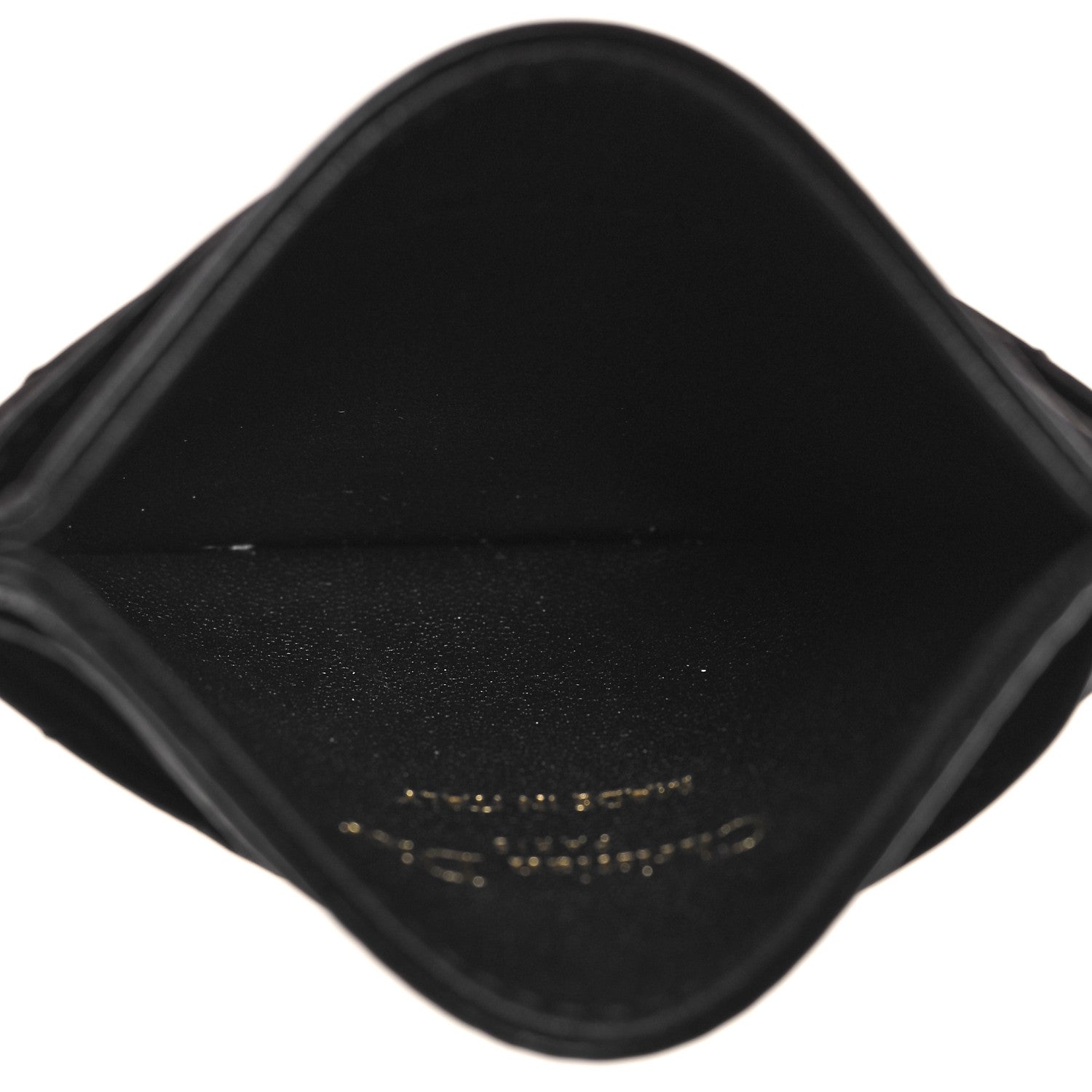 Christian Dior Calfskin Cannage Dioramour Caro Five-Slot Card Holder Black 5 of 7