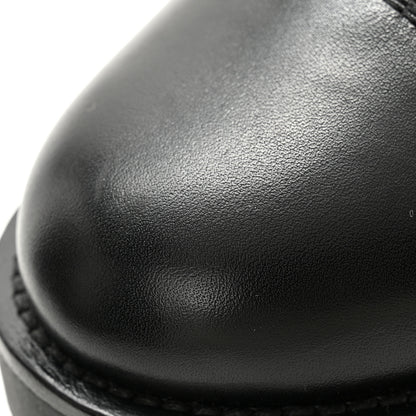 Louis Vuitton Calfskin Monogram Wonderland Flat Ranger Boots 38 Black 11 of 11