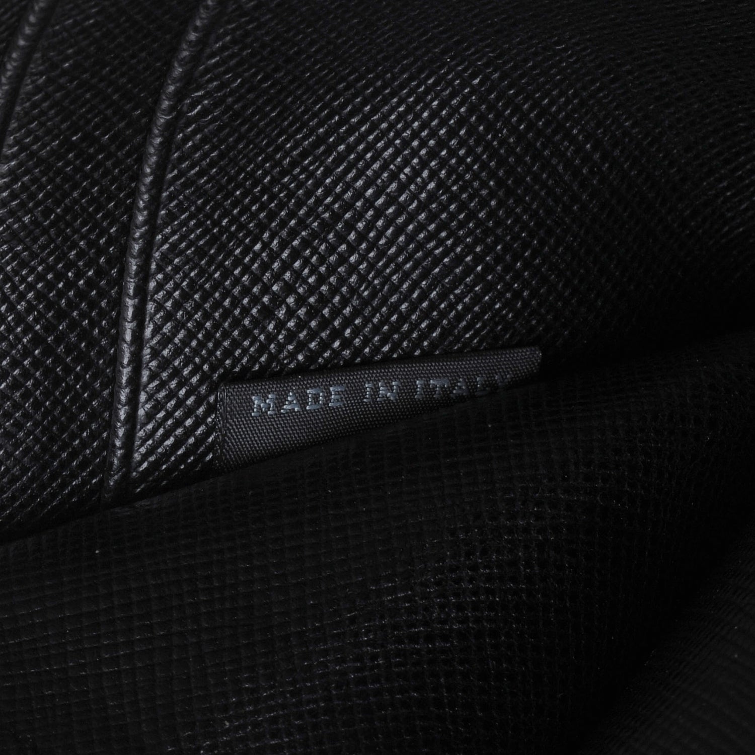 Prada Saffiano Quilted Zip Around Wallet Nero Black 8 of 9